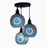 Mosaic Handmade Pendant Ceiling Hanging Light E27 - 3 lamps