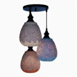 معلقة إضاءة ثلاثية E27 مصنوعة يدويا  من موزايك