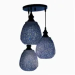 معلقة إضاءة ثلاثية E27 مصنوعة يدويا  من موزايك