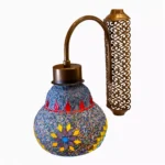 Mosaic Handmade Metal Base Hanging Wall Lamp Light E27 - Slate Shape